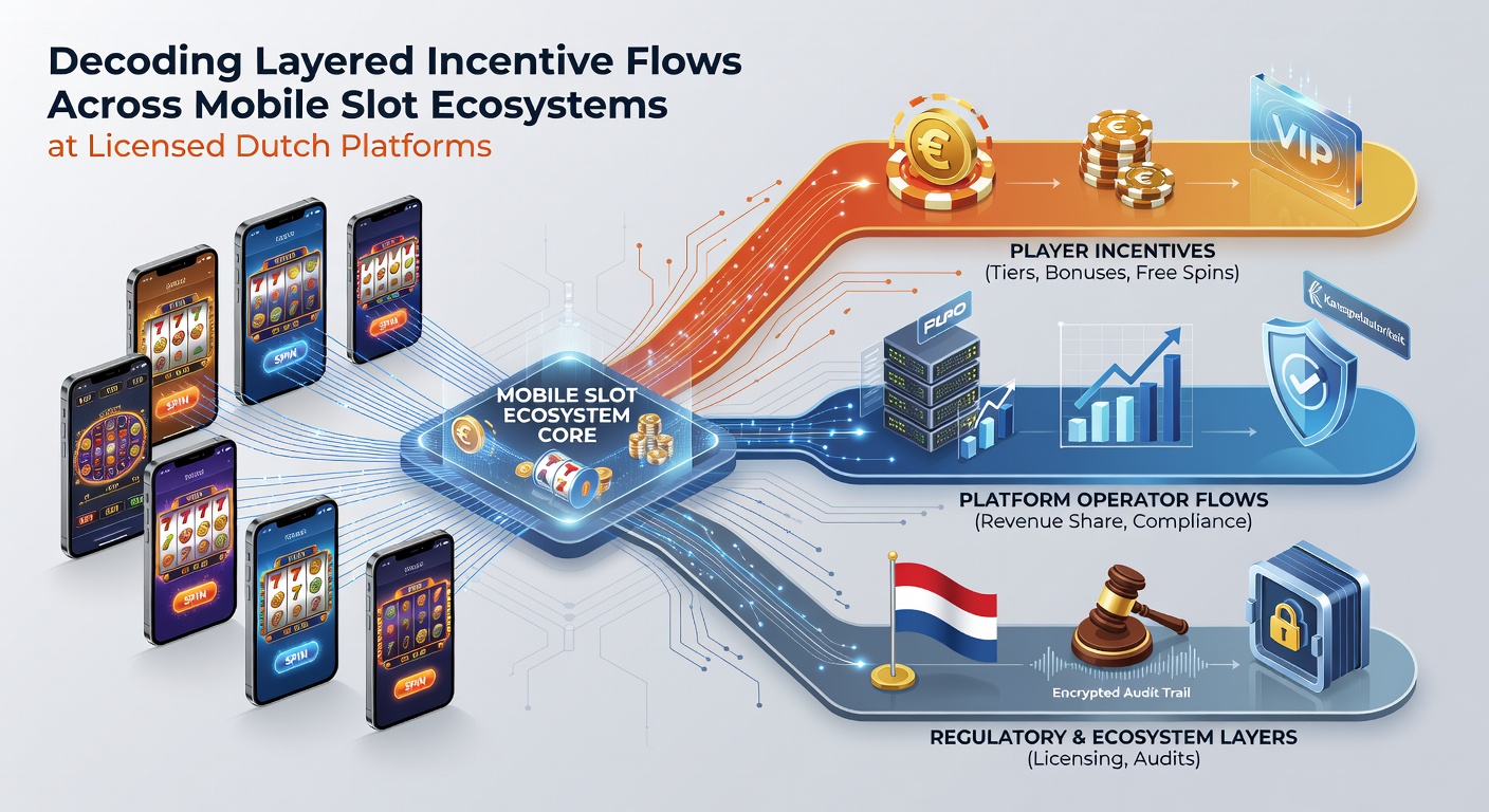 Diagram van incentive cascades in Nederlandse mobiele casino apps