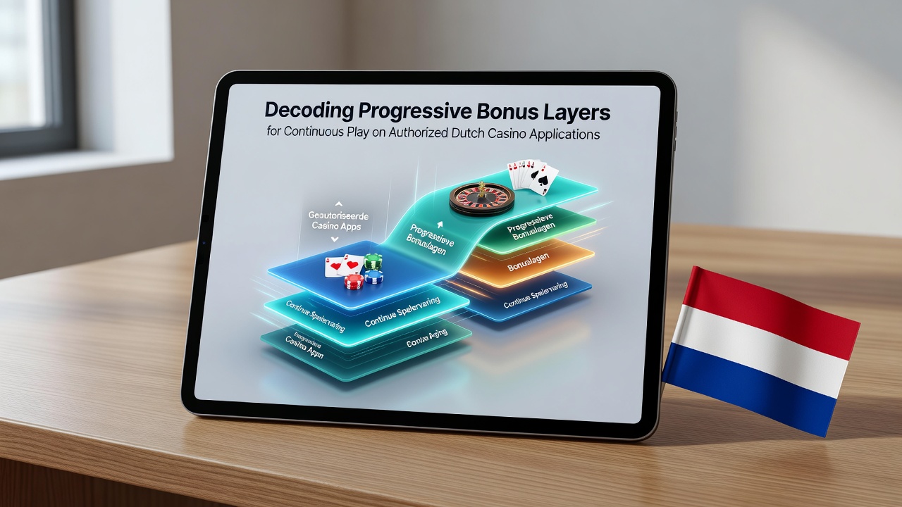 Diagram van continue speelcycli met bonuslagen en Nederlandse casino applicaties