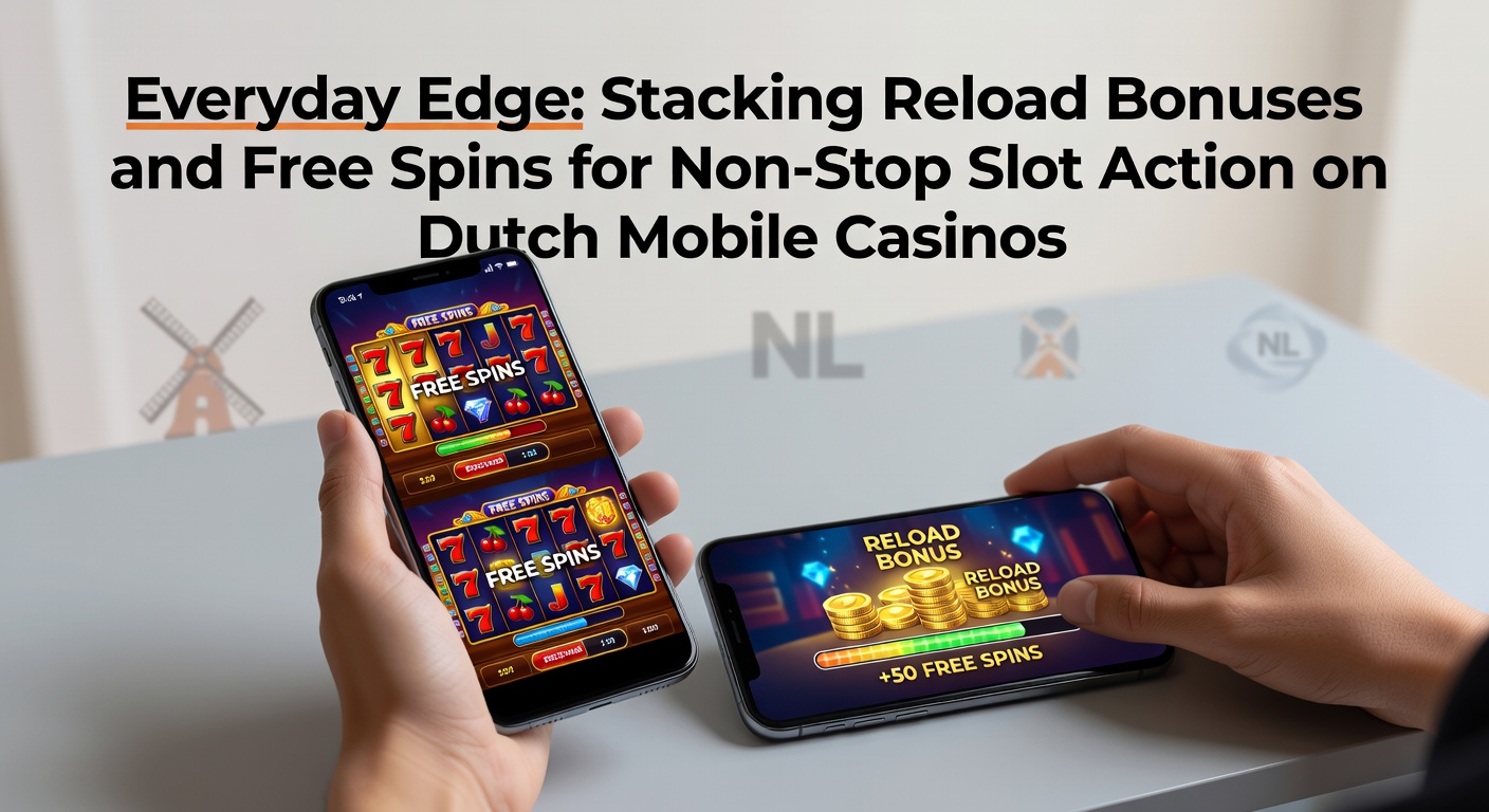 Mobiele slotschermen met stapelende bonussen en draaiende rollen op een smartphone in een Nederlandse setting