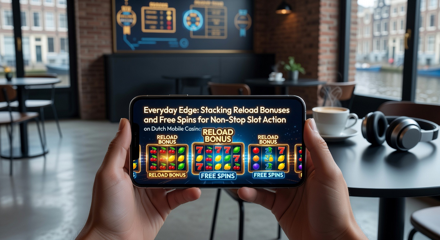 Smartphone met actieve free spins op een Nederlands casino-app, bonussen stapelen op het scherm