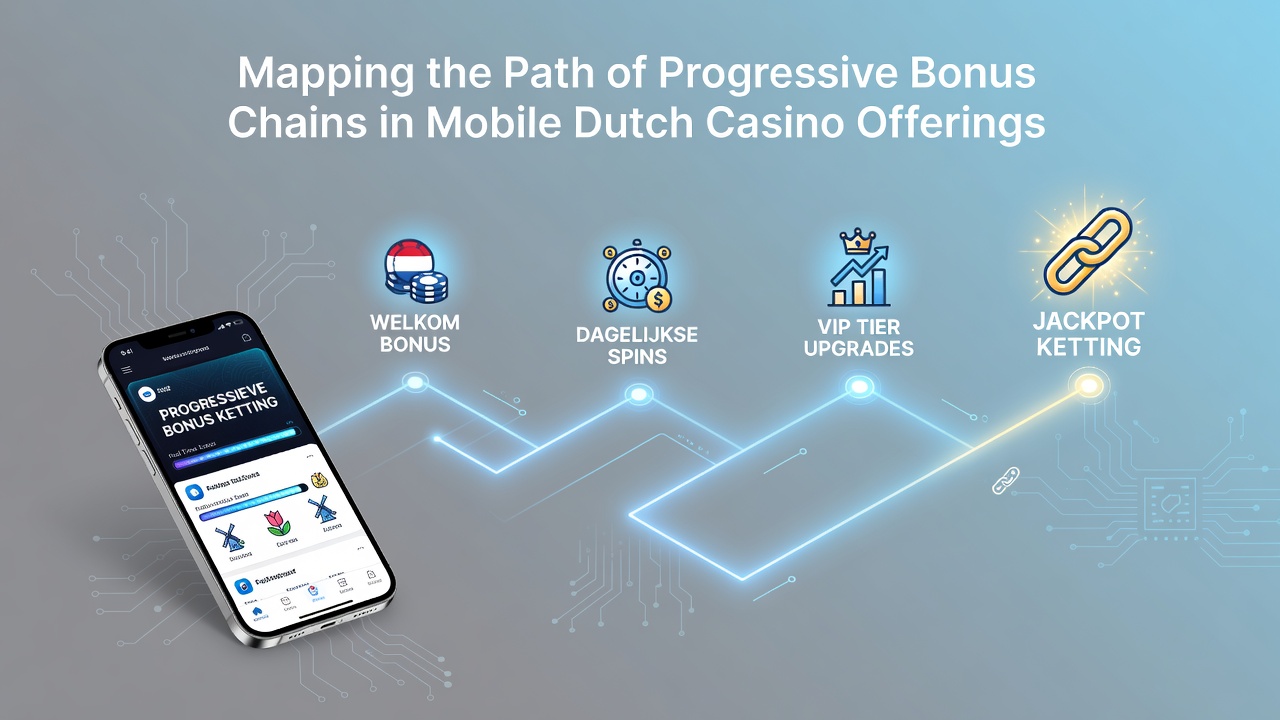 Diagram van sequentiële bonusontgrendelingen op mobiele platforms