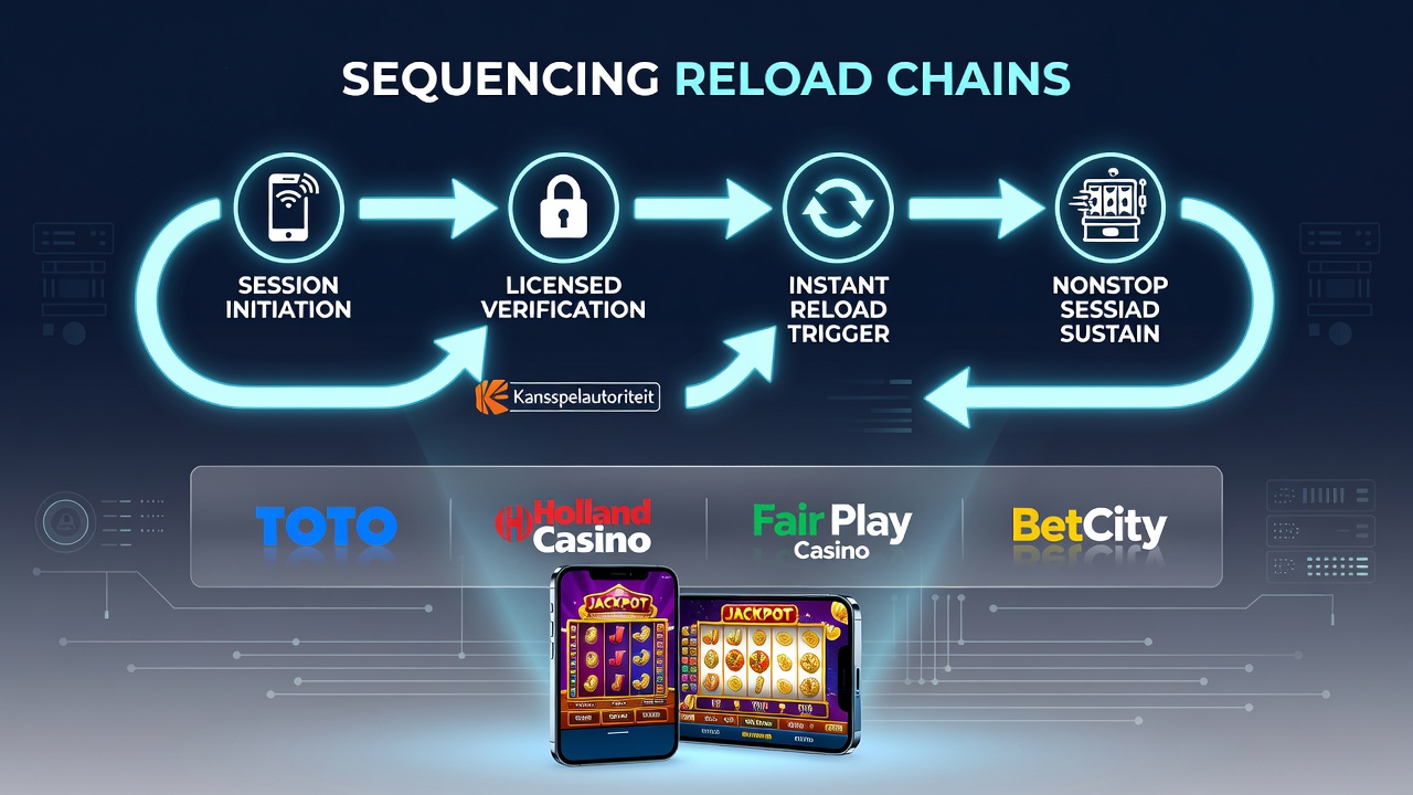 Sequentiële reload chains in actie op mobiele slots
