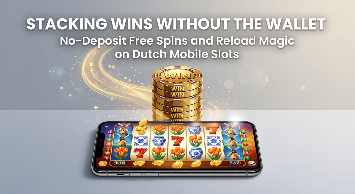 Mobiele speler activeert no-deposit free spins op een populaire Nederlandse slot, met stapelende winsten zichtbaar op het scherm