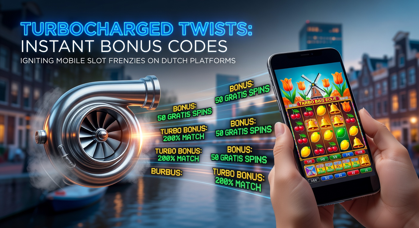 Mobiele slotspeler voert bonuscode in op Nederlandse casino-app, met explosie van free spins op scherm